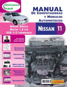 Manual de servicio ECU Nissan Sentra Motor 1.8 Lts ECU 112 terminales