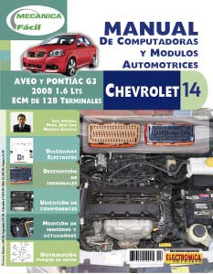 Manual ECM Aveo y Pontiac G3 2008 1.6 Lts. Chevrolet