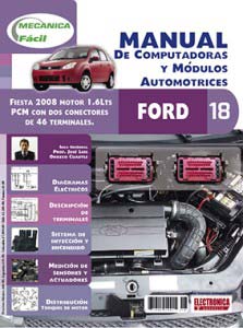 Manual PCM Ford Fiesta 2008 motor 1.6 Lts.